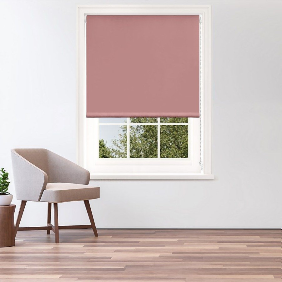 Homebase Storage & Home Deals | Blush Blackout Roller Blind - 180Cm