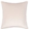 Homebase Cushions | Plain Velvet Cushion - Natural - 43X43Cm