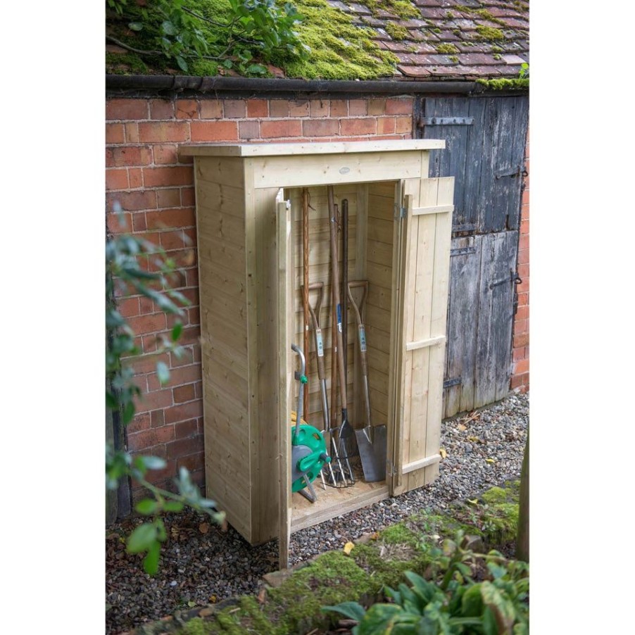 Homebase Garden Storage | Forest Garden Wooden Tall Shiplap Pent Garden Store