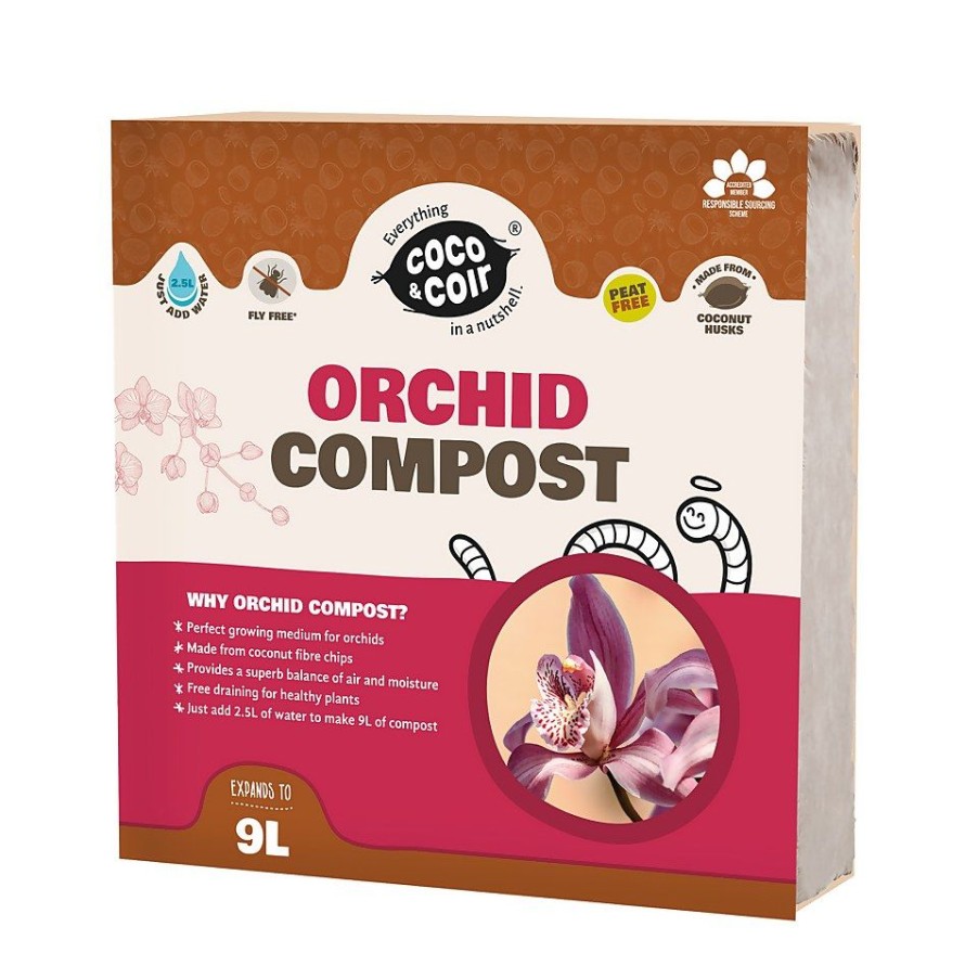 Homebase Compost | Coco & Coir Orchid Compost - 9L