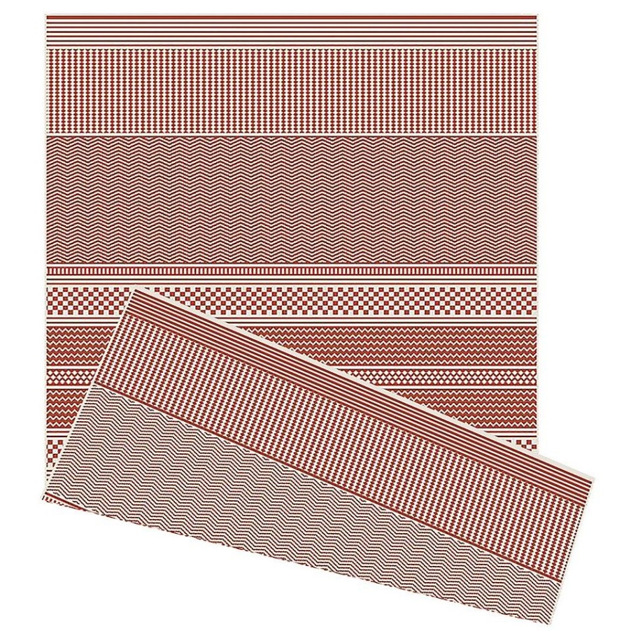 Homebase Rugs | Duo Weave Indoor/Outdoor Rug - Fine Weave Rust - 120X170Cm