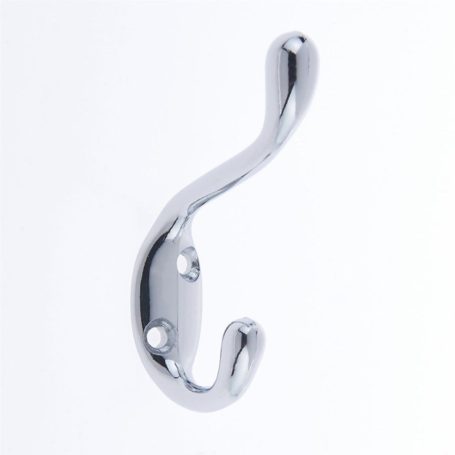 Homebase Hallway Furniture | Basic Coat Hook - Chrome