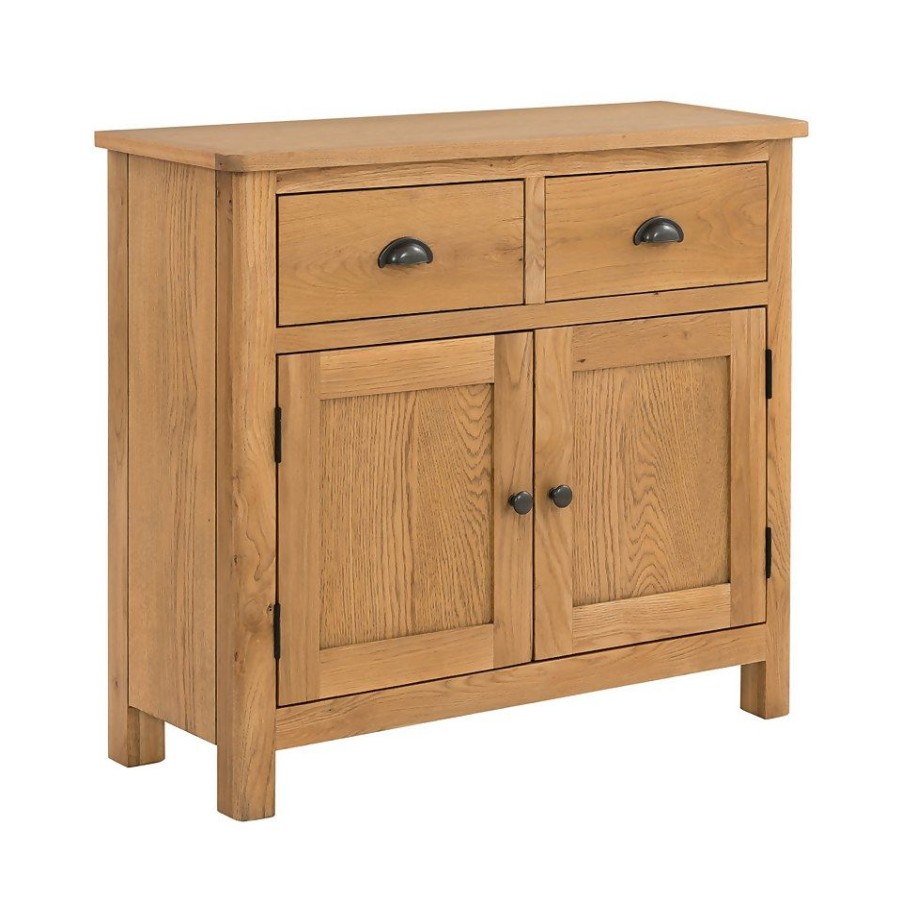 Homebase Living Room Furniture | Norbury Small Sideboard - Oak