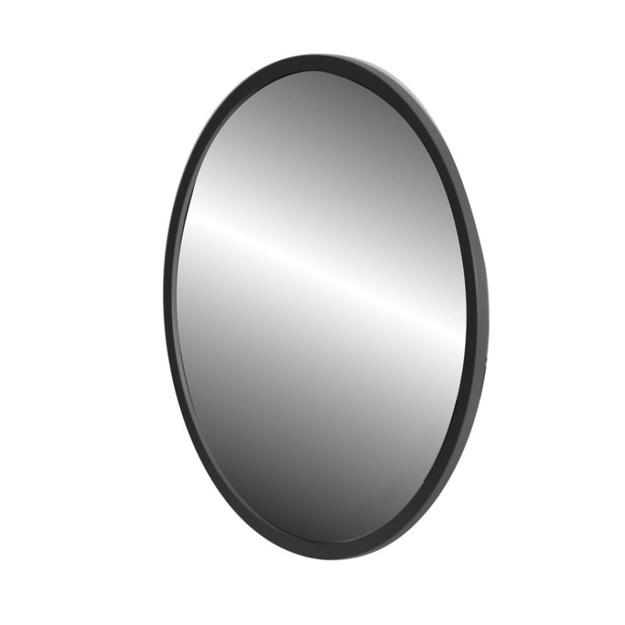 Homebase Mirrors | Round Mirror - Black - 50Cm