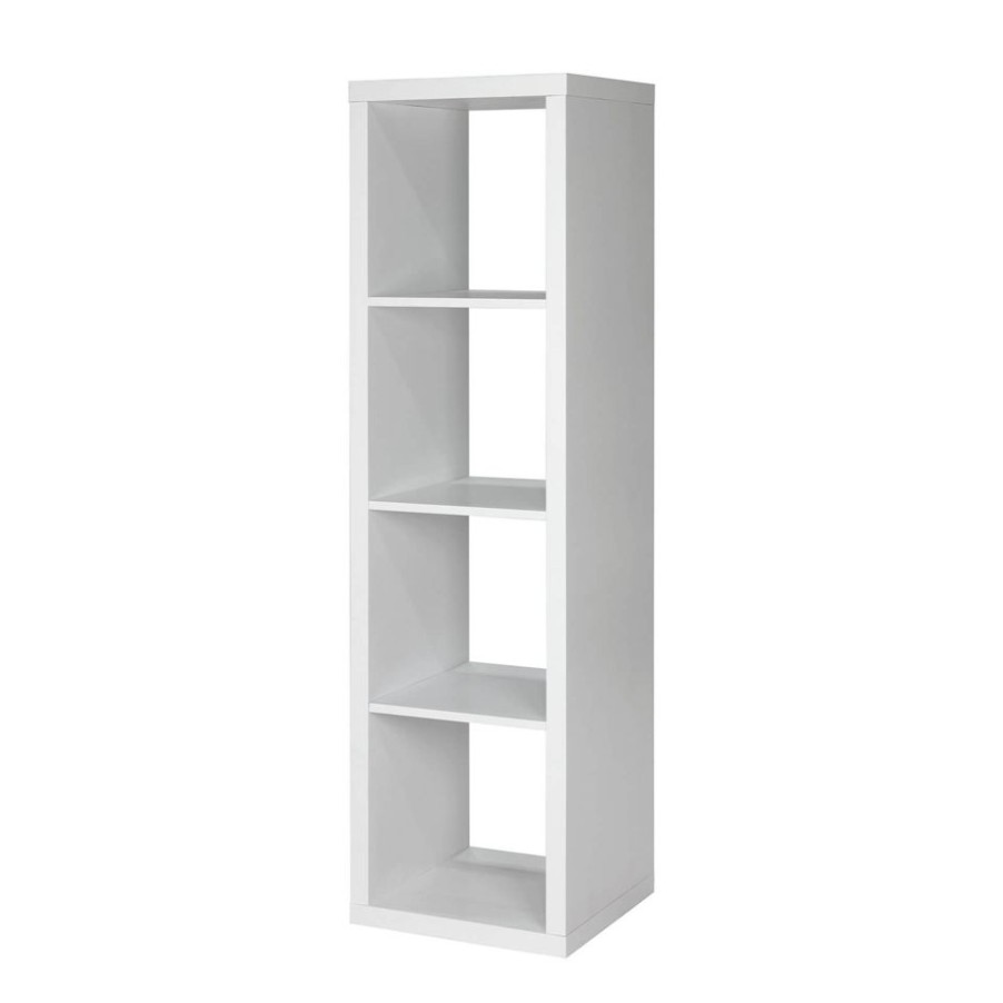 Homebase Storage & Home Deals | Clever Cube 1X4 Storage Unit - White