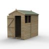 Homebase Garden Sheds | Forest 7 X 5Ft Overlap Pressure Treated Apex Shed -Incl. Installation