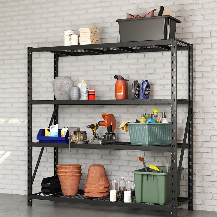 Homebase Garage Storage | Rack 1000 4 Wire Shelf Storage Unit 1000Kg - 1830 X 1930 X 640Mm