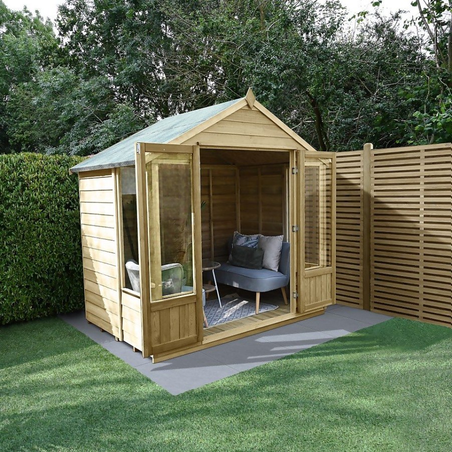 Homebase Garden Buildings | Oakley Overlapapex Summerhouse 7X5 (Home Delivery)