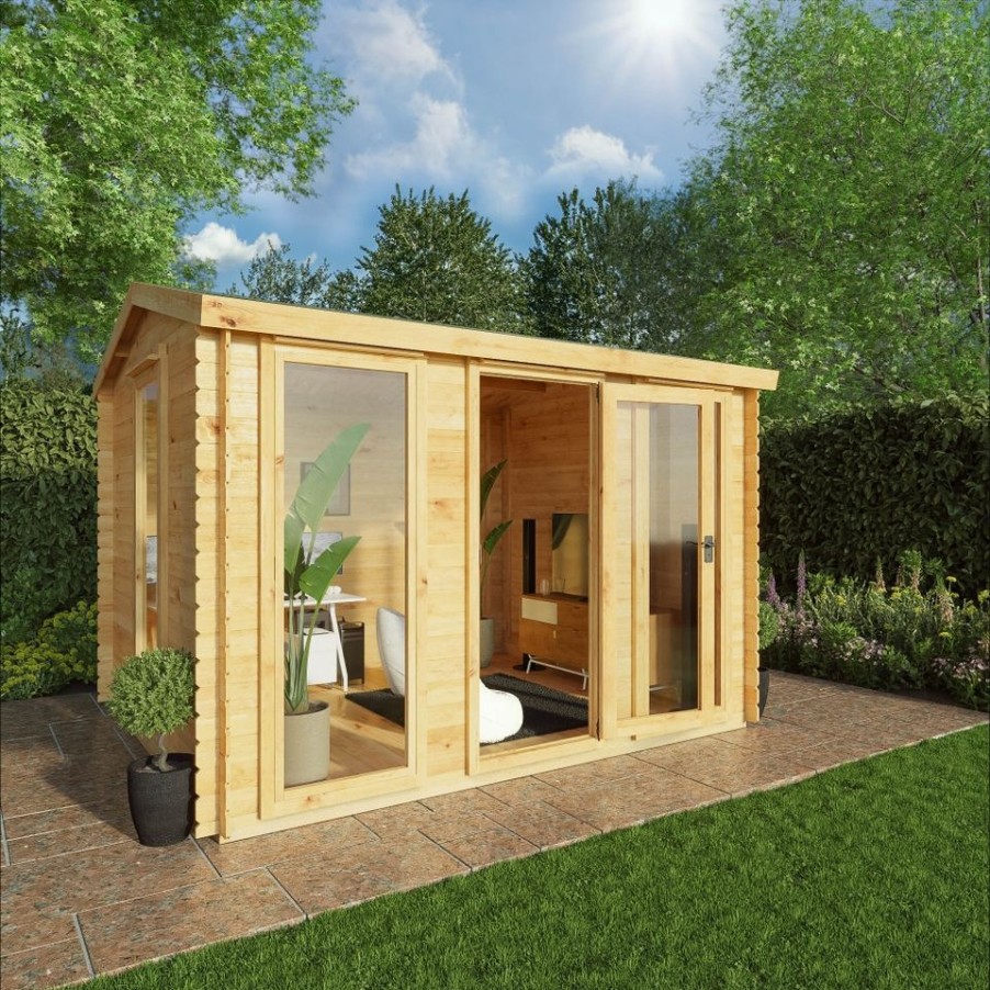 Homebase Garden Buildings | Mercia 3.5 X3M 19Mm Log Cabin (Installed)