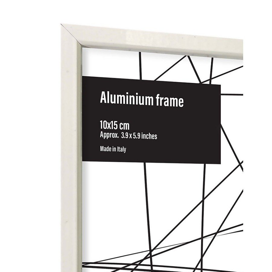 Homebase Photo Frames | Aluminium Photo Frame - Set Of 2 10X15Cm - White