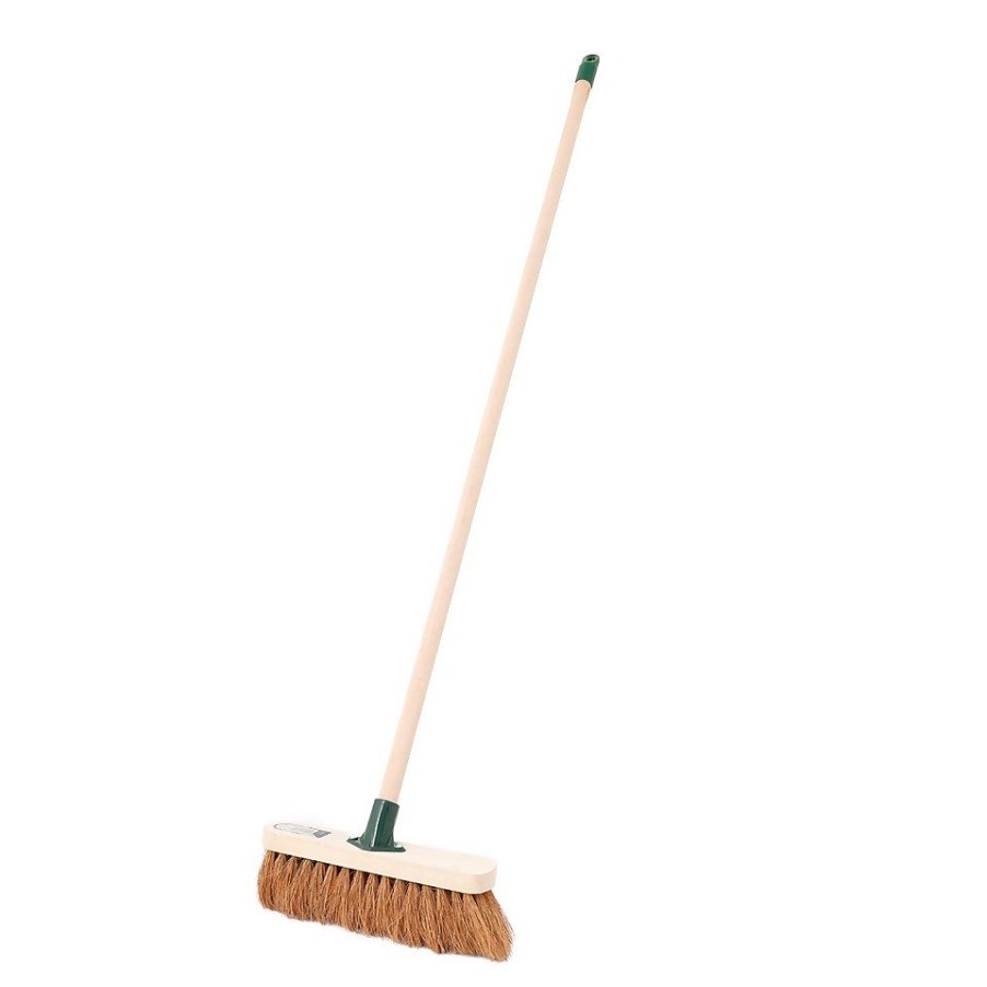 Homebase Garden Hand Tools | 300Mm Soft Coco Wooden Broom