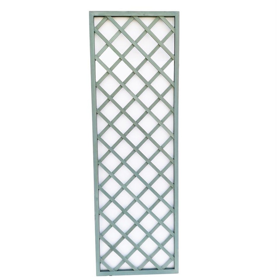 Homebase Trellis | 1.8M X 60Cm Wooden Trellis Panel - Green