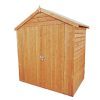 Homebase Garden Sheds | Shire 4 X 6Ft Double Door Overlap Garden Shed With No Windows