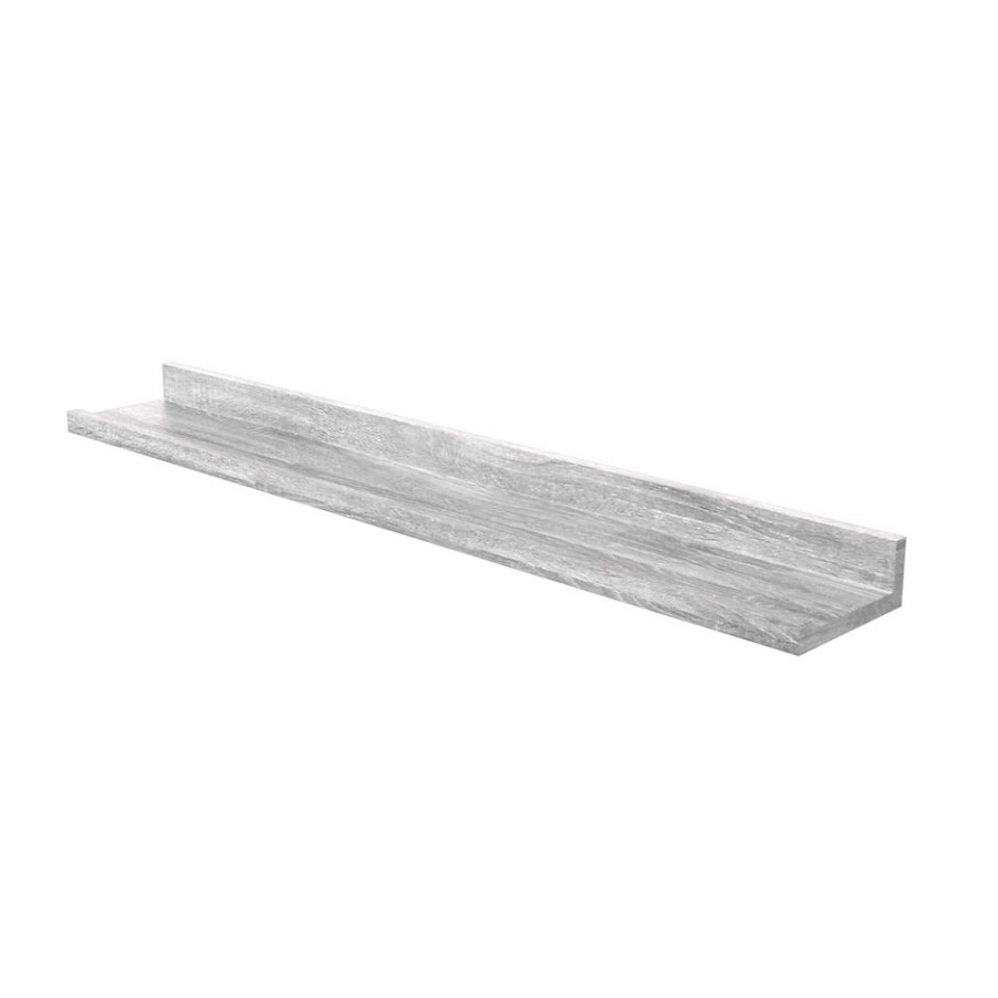 Homebase Storage & Home Deals | Flexi Storage Decorative Shelving Photo Shelf Grey Oak 600X35X100Mm