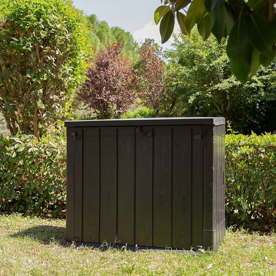 Homebase Garden Storage | Toomax Stora Way 842L Garden Storage Box - Anthracite