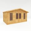 Homebase Garden Buildings | Mercia 5M X 3M Retreat Log Cabin 44Mm