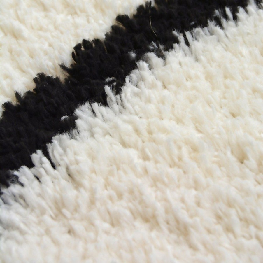 Homebase Rugs | Snug Isobar Rug - Ivory & Black - 160X230Cm