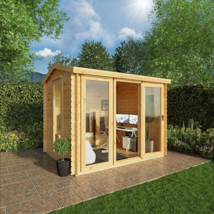 Homebase Garden Buildings | Mercia 3 X 2.5M 19Mm Log Cabin