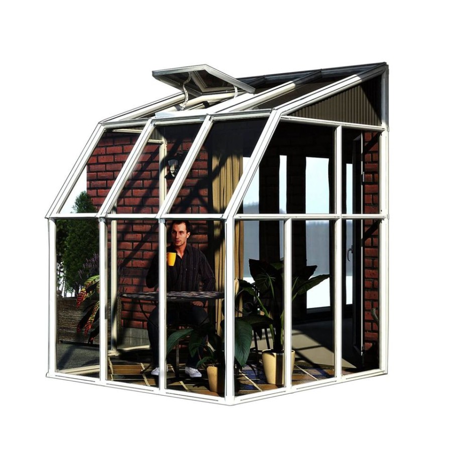 Homebase Garden Buildings | Palram 6 X 6Ft Clearcanopia Sun Room