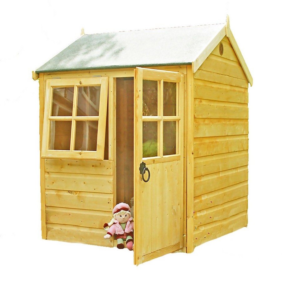 Homebase Garden Buildings | Shire 4 X 4Ft Bunny Kids Wooden Playhouse