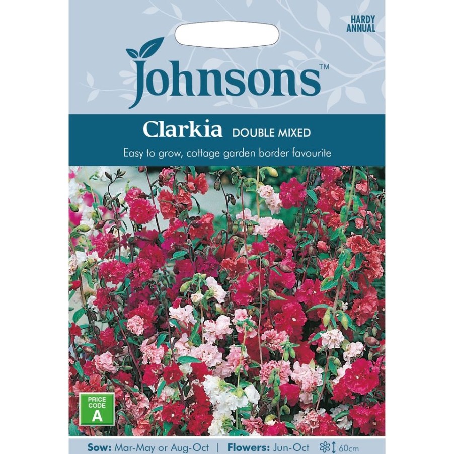 Homebase Seeds | Clarkia Double Mixed Seeds