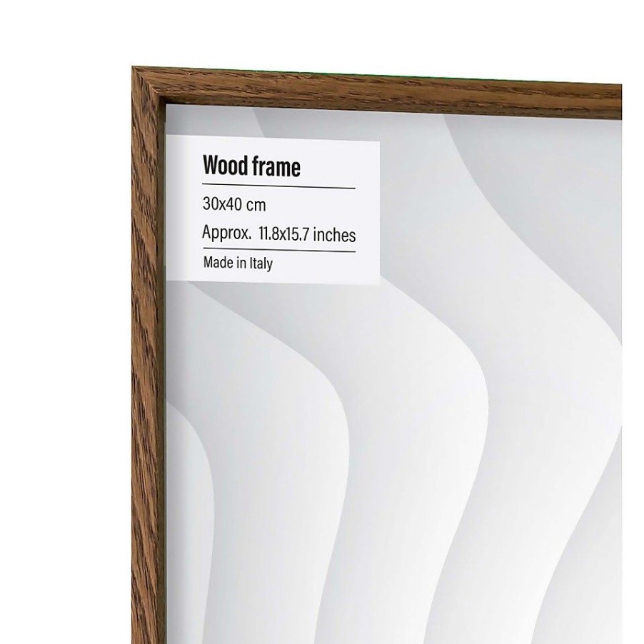 Homebase Photo Frames | Wood Photo Frame - 30X40Cm - Walnut