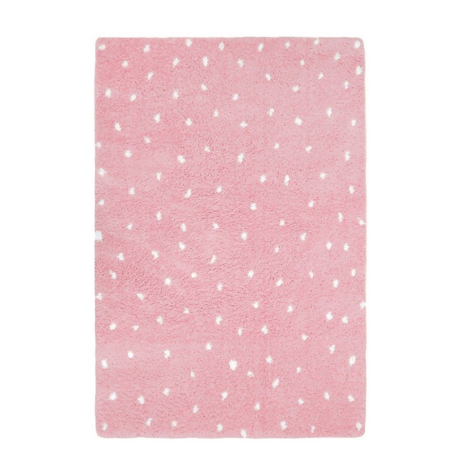 Homebase Rugs | Snug Spotty Rug - Pink - 160X230Cm