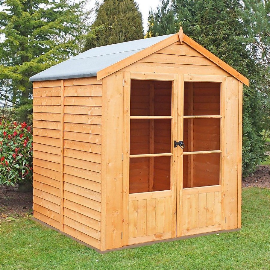 Homebase Summer Houses | Shire 6 X 6Ft Oatland Double Door Summerhouse