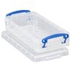 Homebase Storage Containers | Really Useful Storage Box - Clear - 0.55L