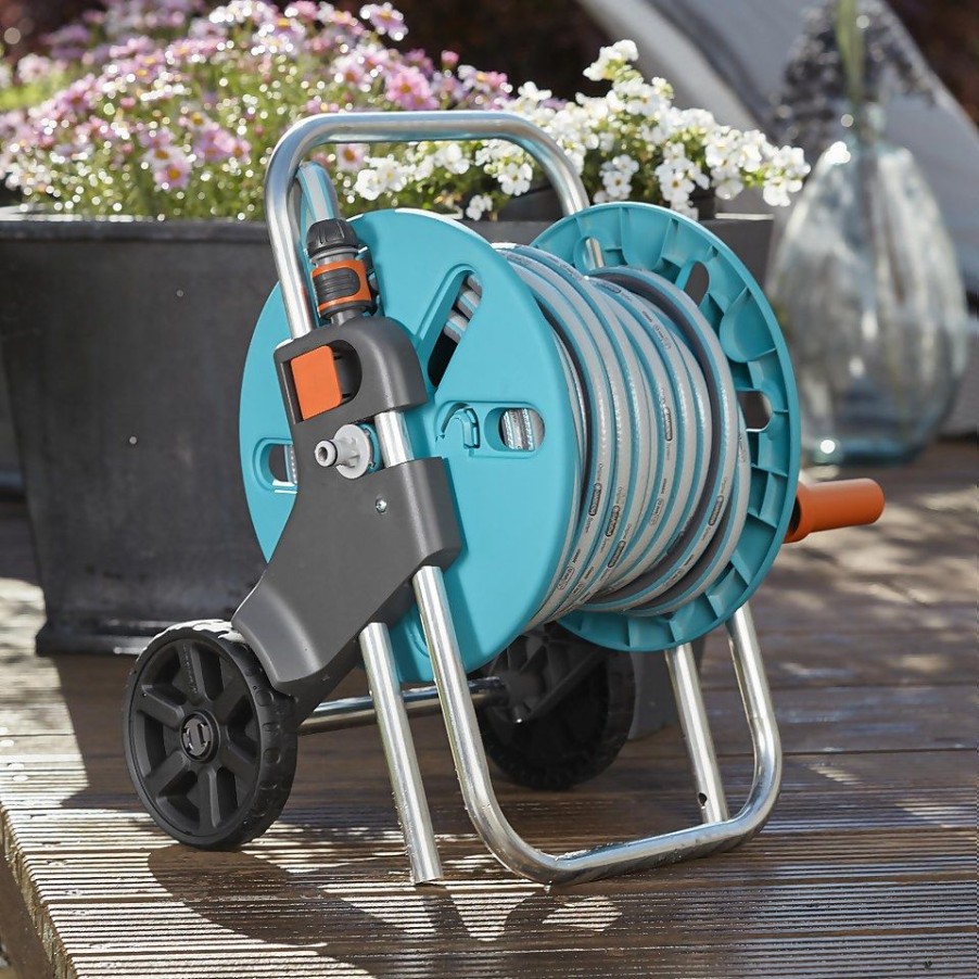 Homebase Garden Hoses & Watering | Gardena Hose Trolley Cleverroll S Set