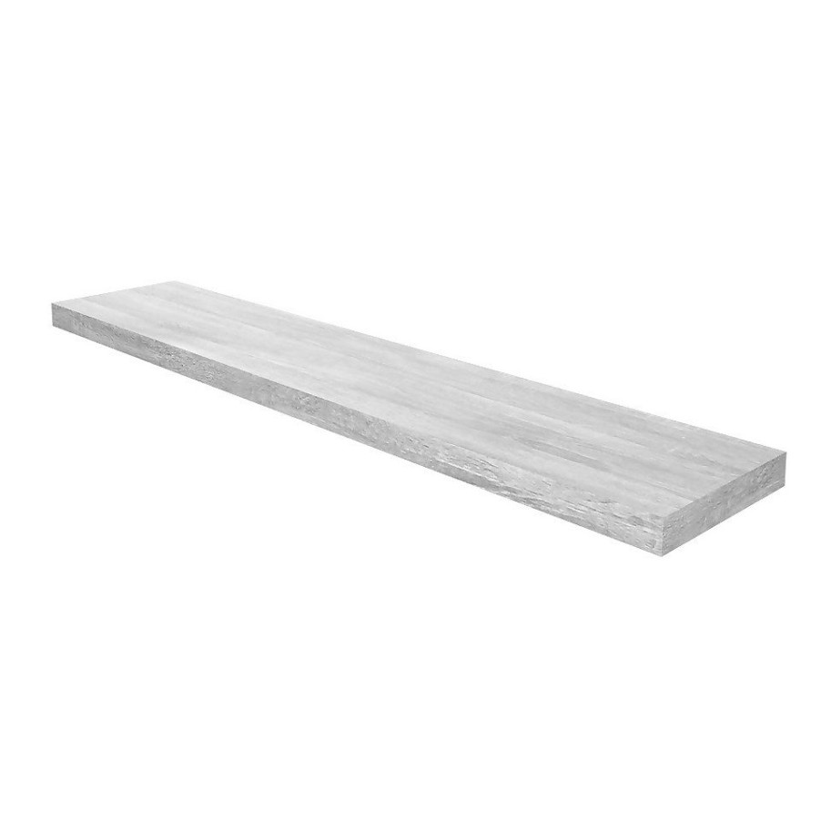 Homebase Storage & Home Deals | Floating Shelf - Grey Oak - 1200 X 240 X 38Mm