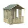 Homebase Garden Buildings | Oakley Overlapapex Summerhouse 6X6 (Installed)