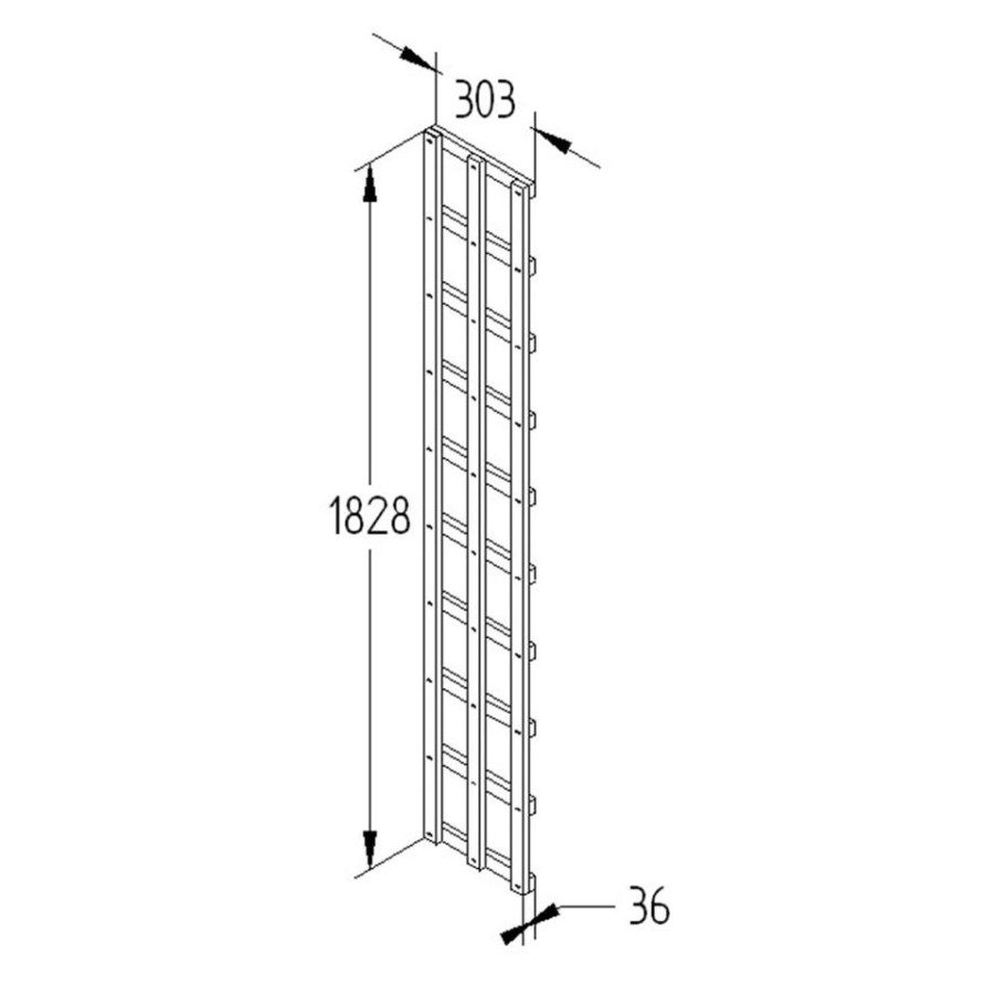 Homebase Trellis | Forest Heavy Duty Garden Trellis - 1 X 6Ft