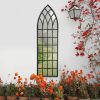 Homebase Mirrors | Mirroroutlet Somerley Secret Garden Rustic Arch Large Metal Garden Mirror - 140X40.5Cm