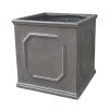 Homebase Plant Pots | Mayfair Lead Cube Planter - 32Cm