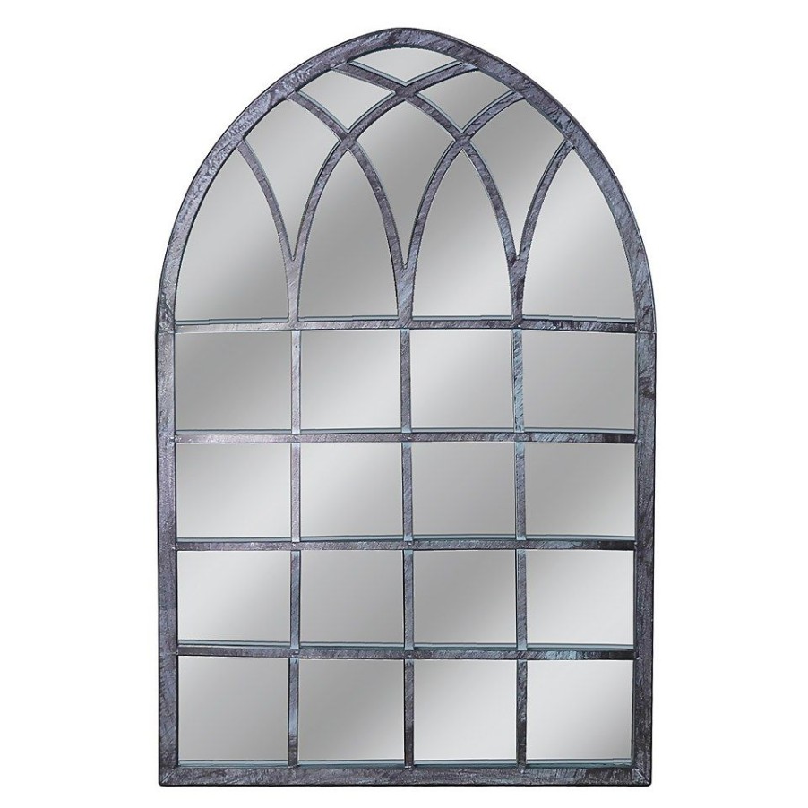 Homebase Mirrors | Metal Framed Gothic Outdoor Garden Mirror