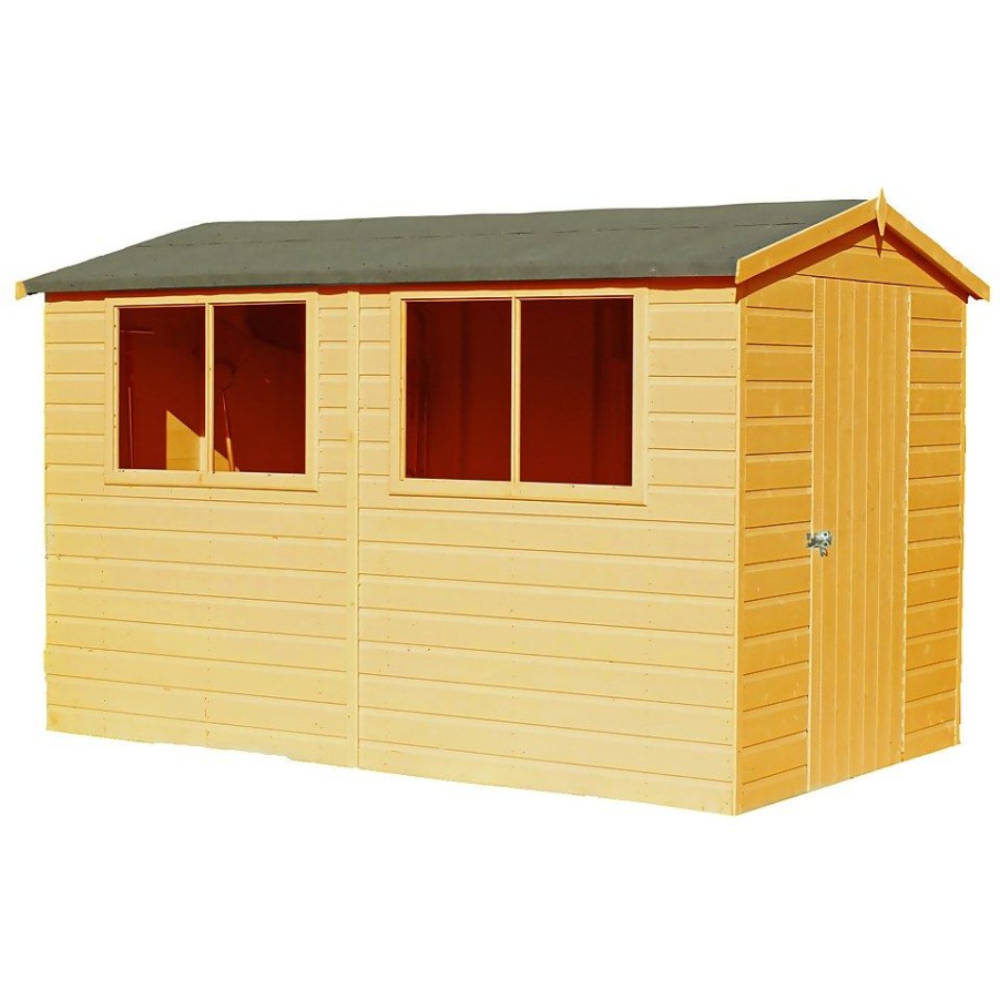 Homebase Garden Sheds | Shire 10 X 6Ft Lewis Garden Shed - Including Installation