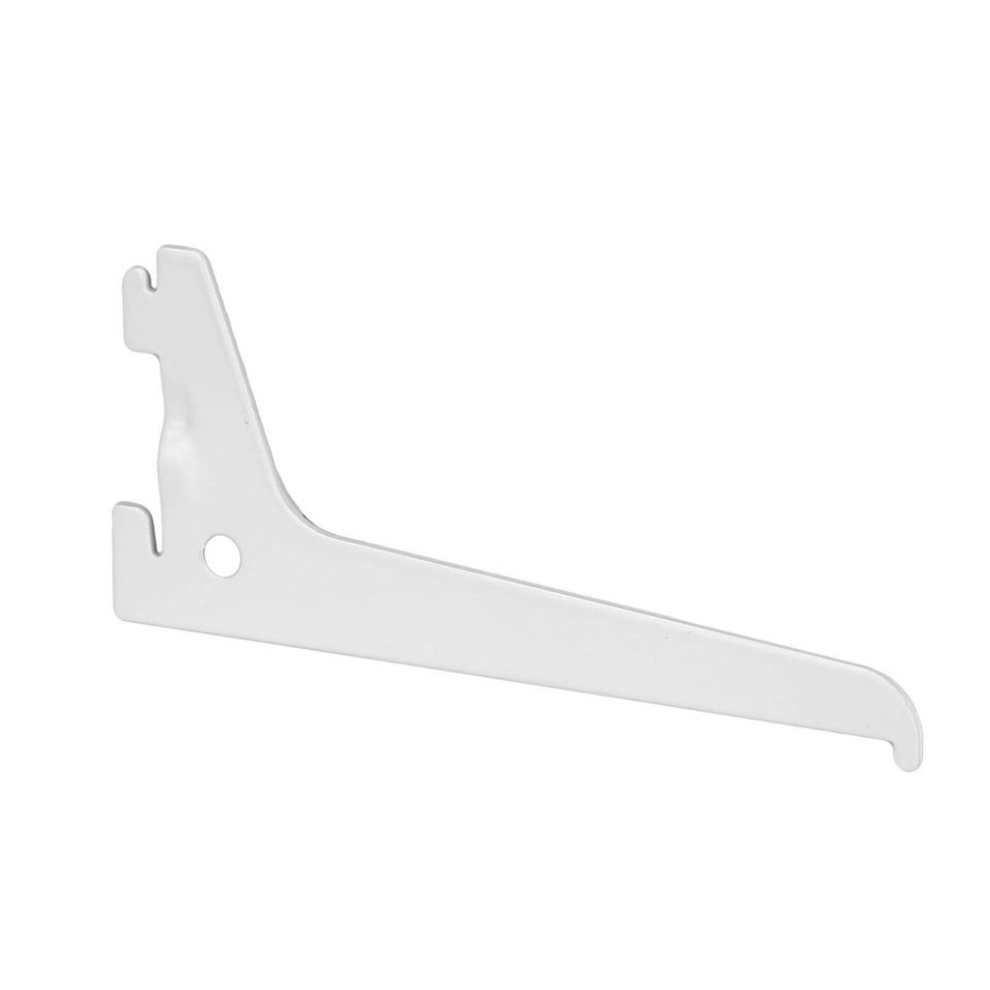 Homebase Shelving Brackets | Single Bracket - White - 150Mm