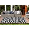 Homebase Outdoor Rugs | Diamond Indoor/Outdoor Rug Black & White - 120X180Cm