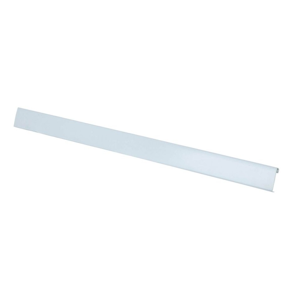 Homebase Shelving Brackets | Hang Track Cover - White - 558Mm