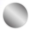 Homebase Mirrors | Round Mirror - White - 50Cm