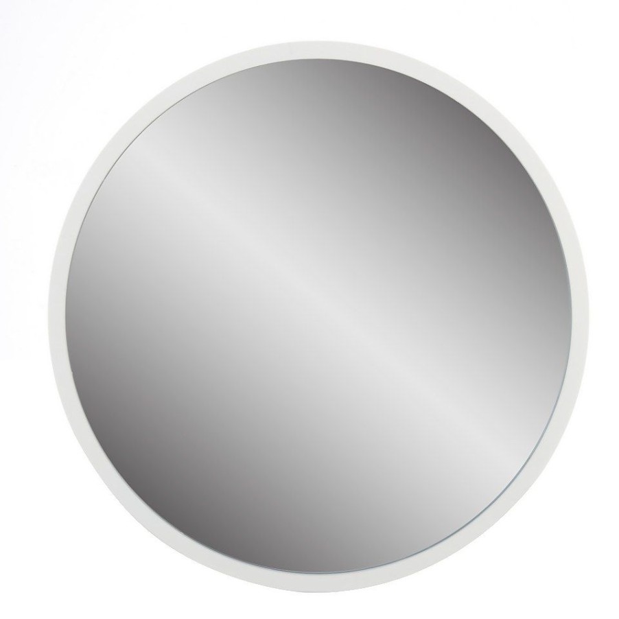 Homebase Mirrors | Round Mirror - White - 50Cm