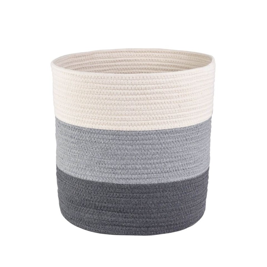 Homebase Storage Containers | Ombre Cotton Rope Basket