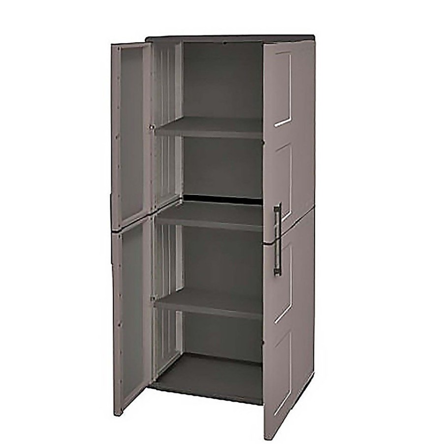 Homebase Garden Storage | Shire Large Storage Cupboard Shelves