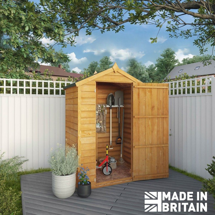 Homebase Garden Sheds | Mercia 3Ft X 4Ft Overlap Windowless Apex