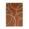 Homebase Rugs | Snug Bubbles Rug - Terracotta & Ivory - 120X170Cm