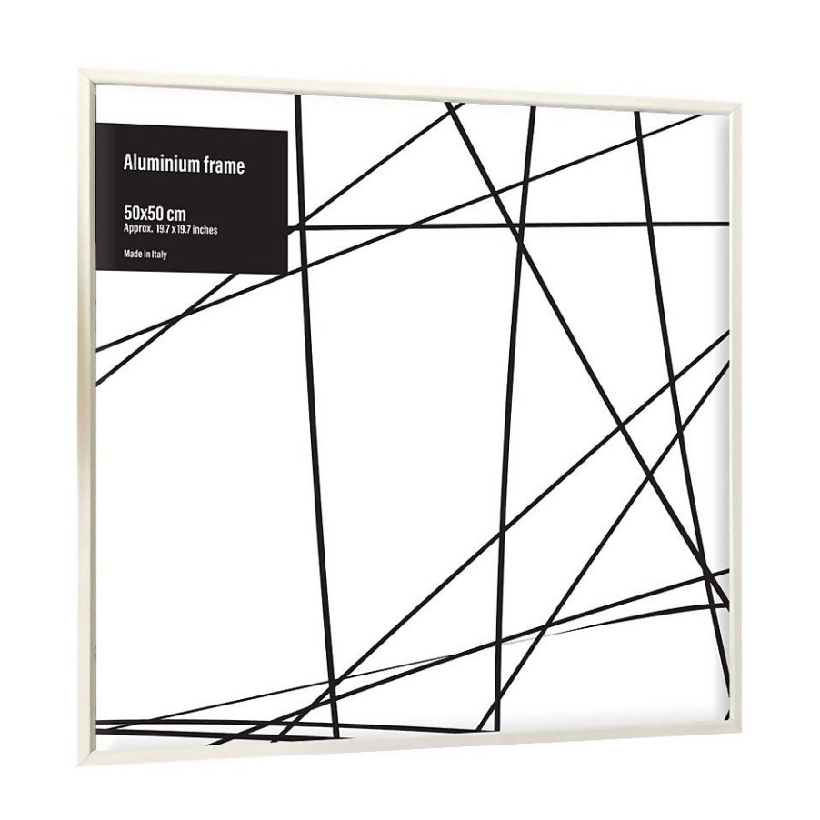 Homebase Photo Frames | Aluminium Photo Frame - 50X50Cm - White