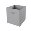 Homebase Cube Storage | Living Elements Compact Cube Fabric Insert - Grey