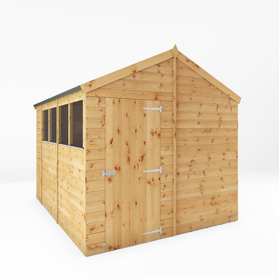 Homebase Garden Sheds | Mercia 10Ft X 8Ft Premium Shiplap Apex Shed