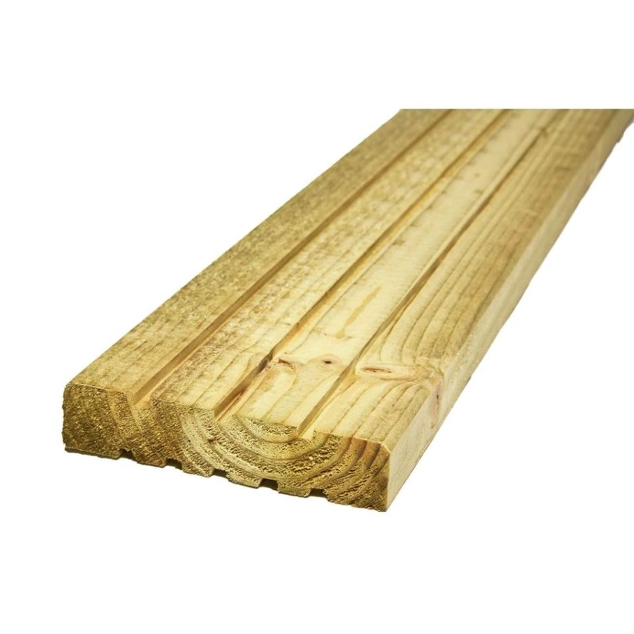 Homebase Garden Decking | Metsa Wood Deck Board 2.4M (25 X 120 X 2400Mm)